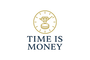 CREATE A CUSTOM LOGO FOR ME SIMPLE BUT ELEGENT MAKE IT HAVE A SENSE OF WEALTH THE NAME OF THE BUSINESS IS TIME IS MONEY